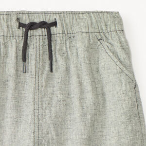 Linnen chino bermuda voor jongen 