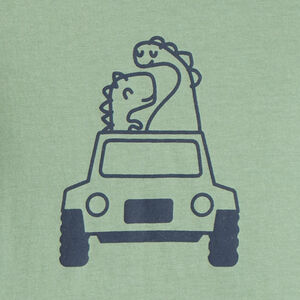 T-shirt met lange mouwen voor jongens met dinosaurusprint 