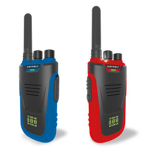Walkie-Talkie groot bereik Blauw/Rood 