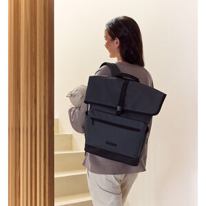 Sac à dos à langer Boston + Tapis à langer - Gris 
