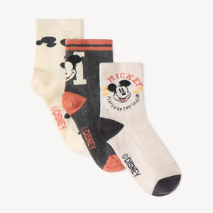 Lot de 3 paires de chaussettes garçon Mickey Disney 