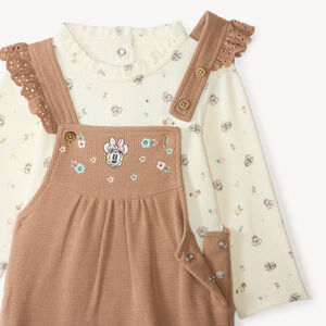 Tweede set baby meisjes overall met Disney Minnie motieven. 
