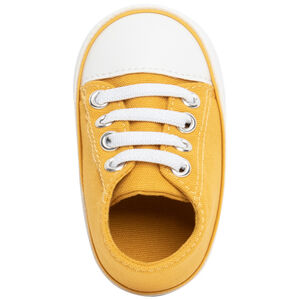 Baskets montantes à lacets en toile pour bébé garçon 