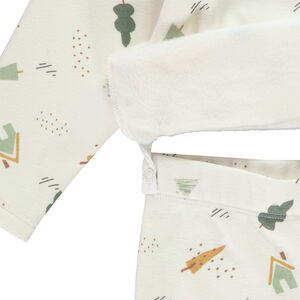 Set pyjama 2 pièces en velours imprimé fantaisie pour bébé garçon  