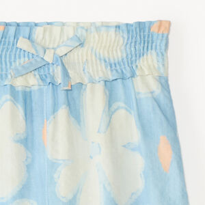 Pantalon fluide et large imprimé fleuri fille 