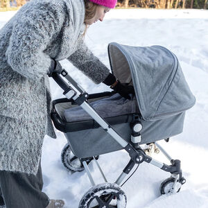 Wikkeldeken Pady Softy + Jersey Grizou 0-12M 