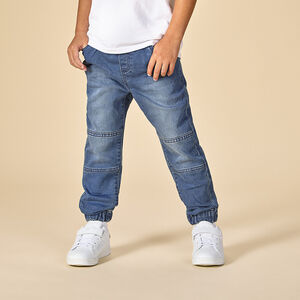 Jean jogger effet délavé pour garçon 