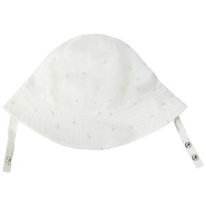 Charlotte in popeline met bloemen voor meisjes 