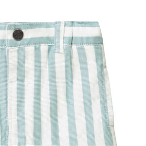 Bermuda van katoen met fantasie en strepen voor baby jongen 