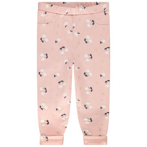 Fleece broek met fantasieprint voor meisjes 