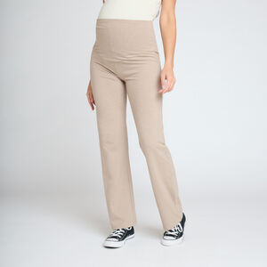 Caleçon large de grossesse uni avec bandeau haut 