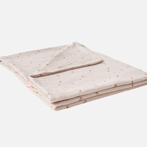 Housse de couette avec taie d'orreiller B&M 100x140cm Mousseline 