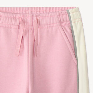Bicolore jogging set voor meisjes met glitter. 