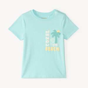T-shirt manches courtes print fantaisie palmier pour bébé garçon 