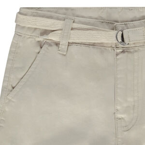Bermuda met tailleband in twill voor jongen 