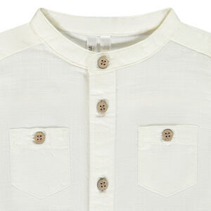 2-delige set met salopette + hemd met maokraag voor babyjongens 