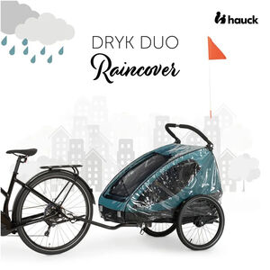 Housse de pluie pour remorque de vélo Dryk Duo 