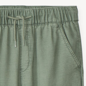 Effen cargo broek van canvas voor jongens 
