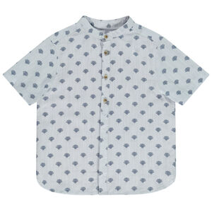 Chemise manches courtes imprimé palmiers pour garçon 