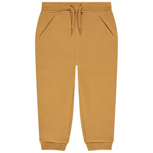 Jogging in effen fleece voor baby jongen 