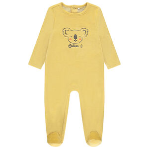 Pyjama in fluweel met fantasie voor jongen 