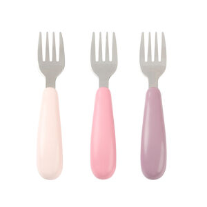 Set van 3 metalen vorken Miamix - Roze 