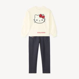 Jogging set voor meisjes met geborduurd Hello Kitty 