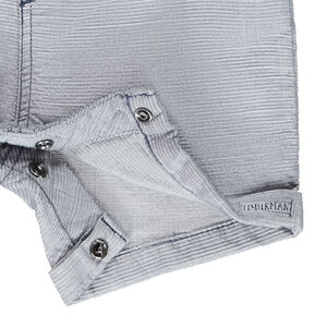 Twee-delige set met korte salopette voor babyjongen 