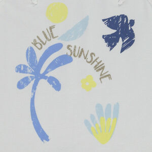 Tweedelige set met fantasie tanktop met Engels borduursel voor meisjes 