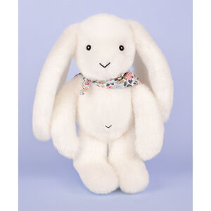 Knuffel Konijn Fleurette 25cm Wit 