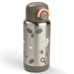 Drinkfles isothermish met rietje 340ml Tiny Trails Zand 
