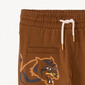 Joggingbroek van fleece met speels dierenpatroon jongens 