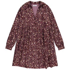 Lange mouwen jurk met bloemenprint voor vrouwen 