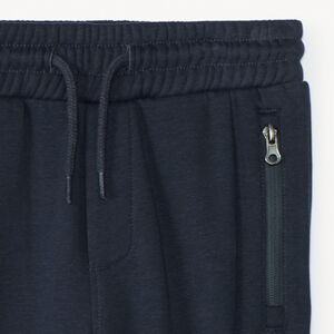 Jogging molleton uni à poches zippées garçon 