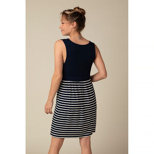 Zwangerschapsjurk met overslag 