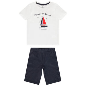 Pyjama t-shirt + short pour garçon 