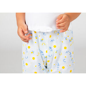 Combinaison courte imprimé fleuri pour bébé fille 