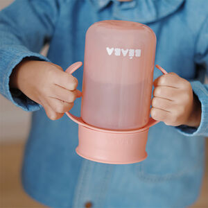 Tasse d'apprentissage 360° rose 