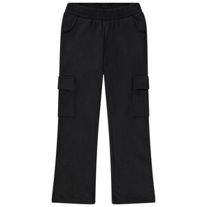 Jogging esprit cargo en molleton uni pour fille 