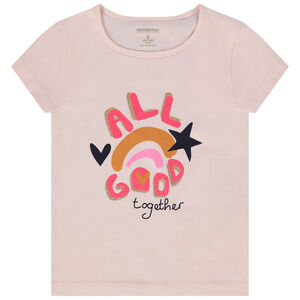 T-shirt manches courtes print fantaisie pour fille 