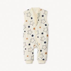 Pyjama topper met afneembare mouwen voor babyjongens 