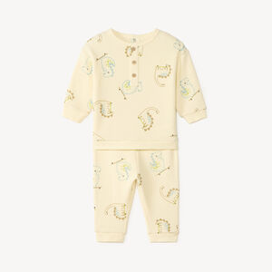 Joggingset met Dino-print voor babyjongens 