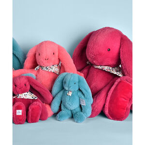 Knuffel Konijn Fleurette 35cm Turquoise  