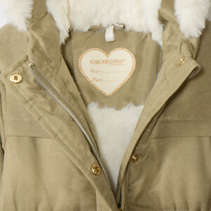 Parka Grand Froid met sherpa gevoerde kap voor babymeisje 