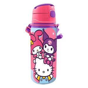 Gourde alu avec lanière 600ml Hello Kitty & Friends 