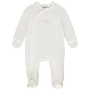 Dors-bien en coton print plumes pour bébé 