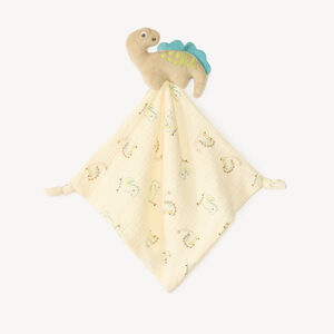 Dino knuffeldoekje voor babyjongen 