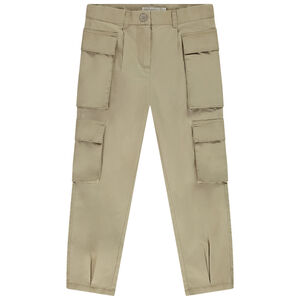 Pantalon cargo effet pince fille 
