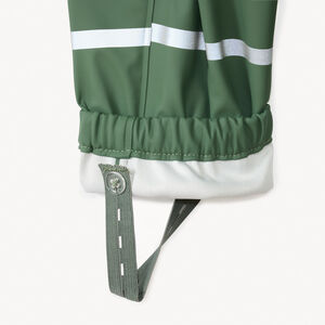 Waterdichte regenbroek met verstelbare bretellen voor babyjongens 