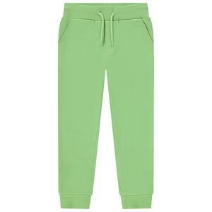 Joggingbroek effen fleece voor jongen 